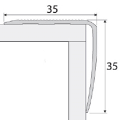 Schodový profil - A41 samolepiaci
