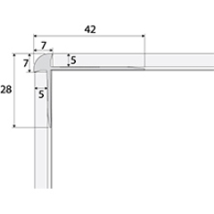 Schodový profil - C29