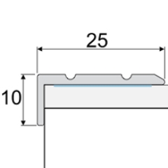Schodový profil - A31 samolepiaci