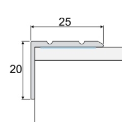 Schodový profil - A36 samolepiaci