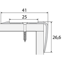 Schodový profil - A44
