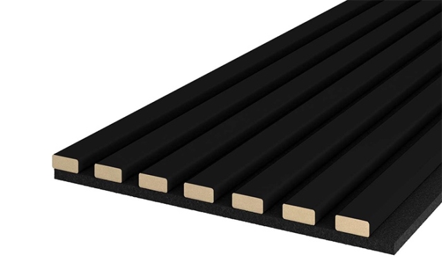 Akusticke_obklady_na_stenu_MEO_ACOUSTIC_STYLE_cIERNA_MAT_2600x300mm