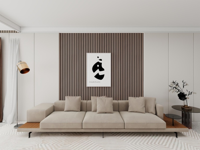 Akustické obklady na stenu MEO ACOUSTIC WOOD OREGON 2600x600mm